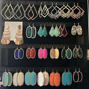 Liquidating all of my Kendra Scott jewelry. Earrings, necklaces, bracelets.